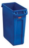 Rubbermaid Slim Jim® 11 x 25 x 22 in. 16 gal Plastic Container in Blue N1971257 at Pollardwater