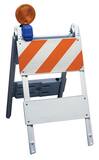 VizCon 37000 Series Folding Barricade with Top Panel EG and Bottom V37212EGSF2 at Pollardwater
