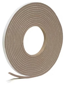 17 ft. x 3/8 in. Vinyl Foam Tape in Brown