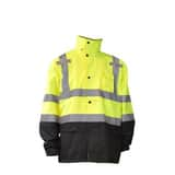 Radwear RW30 Size M Reusable Plastic Rain Jacket in Hi-Viz Green RRW303Z1YM at Pollardwater