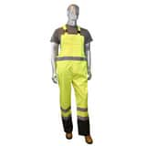 Radwear RW30 Reusable Plastic Bib Pants in Hi-Viz Green RRW30ES1Y4X at Pollardwater