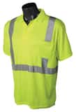 Radians Radwear™ Polyester Birdseye Mesh Moisture Wicking T-shirt in Hi-Viz Green RST122PGSXL at Pollardwater