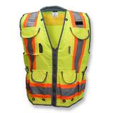 Radians Radwear® Size XL Safety Vest in Hi-Viz Green RSV552ZGDXL at Pollardwater