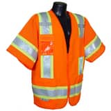 Radians Radwear™ M Size Polyester Safety Vest in Hi-Viz Orange RSV63OM at Pollardwater