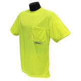 Radians Radwear™ XL Birdseye Mesh & Plastic T-Shirt in Hi-Viz Green RST11NPGSXL at Pollardwater