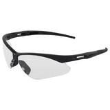 ERB Safety Octane® Polycarbonate Black Frame Safety Glass with Clear and Anti-fog Lens DWEL15325BKCLAF at Pollardwater