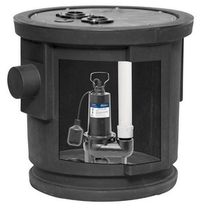 1/2 HP 120V Cast Iron Tethered Sewage Pump System