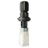 Pulsafeeder Bulkhead Fitting Bulkhead Fitting - 5/16 In. OD Tube Connection PVC/EPDM PJ26906 at Pollardwater