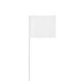 Blackburn 5 x 4 in. Plain Vinyl Flag in White (Count of 1000) B454PW at Pollardwater