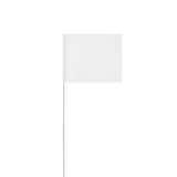 Blackburn 5 x 4 in. Plain Vinyl Flag in White (Count of 1000) B454PW at Pollardwater
