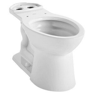 Elongated Toilet Bowl in White