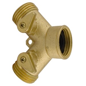 3/4 in. Brass Hose Wye