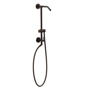 19 in. Shower Rail with Hose in Oil Rubbed Bronze