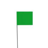 Blackburn 5 x 4 in. Wire Staff Vinyl Flag in Green (Pack of 1000) B455WGR at Pollardwater