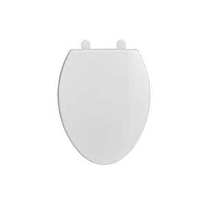 Elongated Closed Front Toilet Seat in White