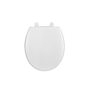Round Closed Front Toilet Seat in White