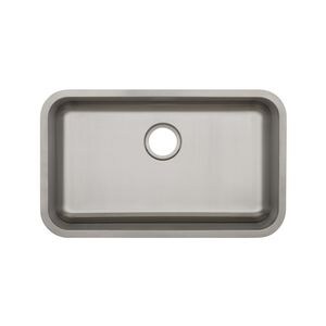 29-3/4 in. Undermount Stainless Steel Single Bowl Kitchen Sink