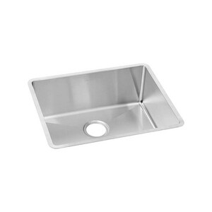 22-1/2 in. Undermount Stainless Steel Single Bowl Kitchen Sink in Polished Satin