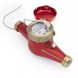 Seametrics MJH Series Multi-Jet Non-Potable Hot Water Meter 2 in. Totalizer with Pulse Output - US Gallons SMJHR2001G at Pollardwater