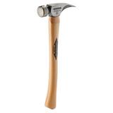 Milwaukee® 12 OZ. TI SMOOTH FACE, 18? CURVED HICKORY HANDLE MTI12SC at Pollardwater