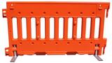 VizCon Urbanite Wall™ Pedestrian Barricade in Orange 72 in. L x 38 in. H x 3 in.  W V57000UO at Pollardwater