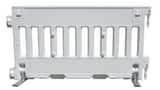 VizCon Urbanite Wall™ Pedestrian Barricade in White 72 in. L x 38 in. H x 3 in.  W V57000UW at Pollardwater