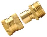 Dixon Valve & Coupling 1-43/50 in. Brass Garden Hose Quick Coupling Kit D500QCK at Pollardwater