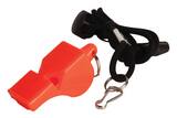 Safety Flag Orange Safety Whistle with Lanyard SWHO at Pollardwater