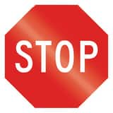 Accuform Signs 30 x 30 in. Engineer Grade Stop Sign in Red AMR1130 at Pollardwater
