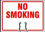 Accuform Cone Top Sign White Cone Top Sign 10 x 14 in. - NO SMOKING AFBC746 at Pollardwater