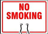 Accuform Cone Top Sign White Cone Top Sign 10 x 14 in. - NO SMOKING AFBC746 at Pollardwater