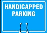 Accuform Cone Top Sign Blue Cone Top Sign 10 x 14 in. AFBC777 at Pollardwater