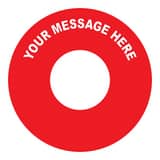 Pollardwater Hydrant Disk in Red and White PP68507SPECIAL at Pollardwater