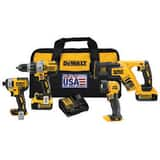 DEWALT Cordless 20V 4 Tool Combo Kit DDCK494P2 at Pollardwater