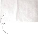 Safety Flag 14 in. x 26 in. Sand Bag in White (Pack of 100) SSB14W at Pollardwater