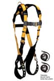 FallTech Journeyman Flex® Steel 1D Standard Non-belted Full Body Harness, Tongue Buckle Leg Adjustment, 3XL F70213X at Pollardwater
