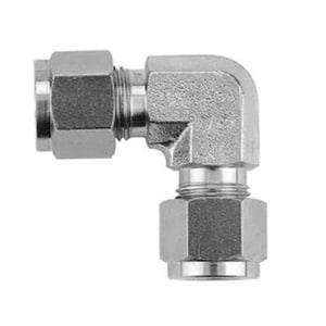 5/8 in. Tube OD 316 Stainless Steel Union 90 Elbow Double Ferrule