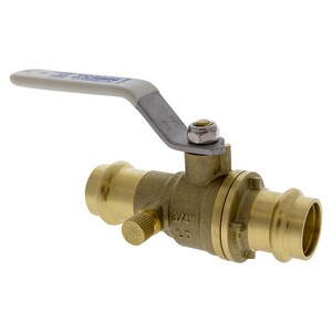 1/2 in. DZR Copper Alloy Press 250# Ball Valve