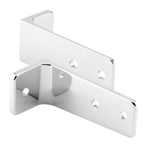 2-piece Wall Bracket in Chrome Plated