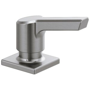 13 oz. Deck Mount Metal Soap & Lotion Dispenser in Arctic Stainless