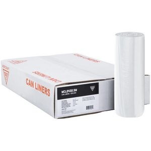 43 x 47 in. 1.3 mil Virgin Resin Trash Bag in Clear (Case of 100)