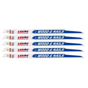 12 in. 6 TPI Reciprocating Saw 5 Piece