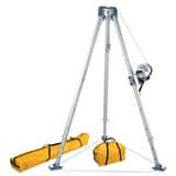 FallTech 6 ft. to 11 ft. Confined Space Tripod System with 60' Stainless Steel Personnel Winch F7505S at Pollardwater