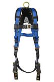 FallTech Contractor Plus 1D Standard Non-Belted Full Body Harness, Tongue Buckle Leg Adjustment F7016B at Pollardwater