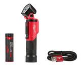 Milwaukee® REDLITHIUM™ 5-39/100 in. USB Rechargeable Pivoting Flashlight M211321 at Pollardwater