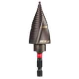 Milwaukee® Shockwave™ #9 7/8 - 1-1/8 x 1/4 in. Hex Spiral Step Bit M48899249 at Pollardwater