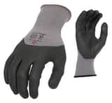 Radians 3/4 Foam Dipped Dotted Nitrile Glove Grey and Black, L  (Pack of 12) RRWG12L at Pollardwater