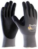 MaxiFlex® Ultimate™ Seamless Knit Nylon/Elastane Glove with Nitrile Coated MicroFoam Grip on Palm & Fingers - Touchscreen Compatible, Size Medium (Pack of 12) P34874M at Pollardwater