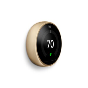 Nest Learning Thermostat - Brass