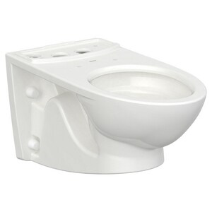 Elongated Toilet Bowl in White